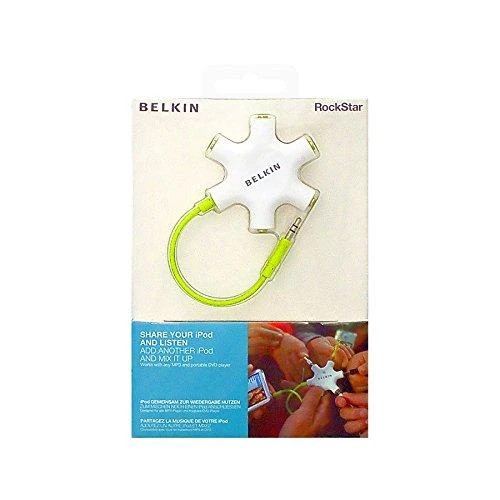 Belkin F8Z274bt RockStar 5 x 3,5mm Jack Audio Splitter balta