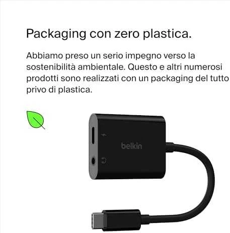 Belkin CD15340 USB-C - USB-C USB Adapteris Juodas (NPA004BTBK) | Belkin