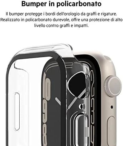Belkin grūdinto išlinkimo ekrano apsauga „Apple Watch 4-8/SE 40/41mm“, skaidri
