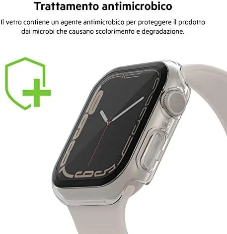 Belkin grūdinto išlinkimo ekrano apsauga „Apple Watch 4-8/SE 40/41mm“, skaidri