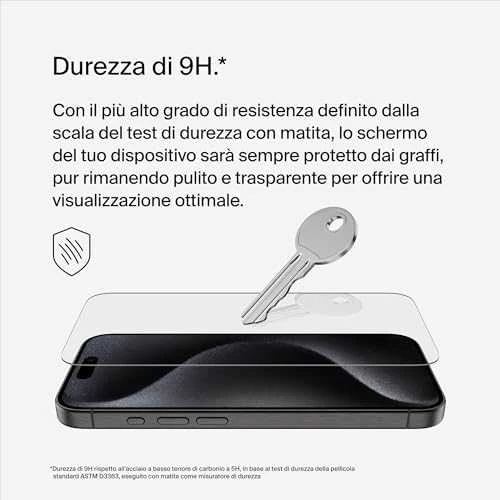 Grūdinto stiklo ekrano apsauga Belkin OVA137ZZ iPhone 15 Pro