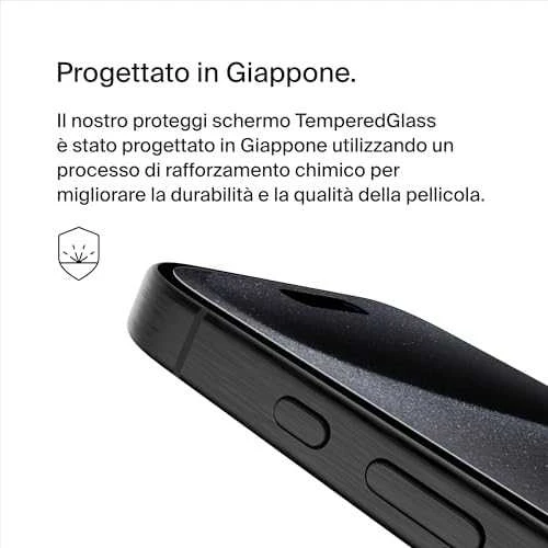 Grūdinto stiklo ekrano apsauga Belkin OVA137ZZ iPhone 15 Pro