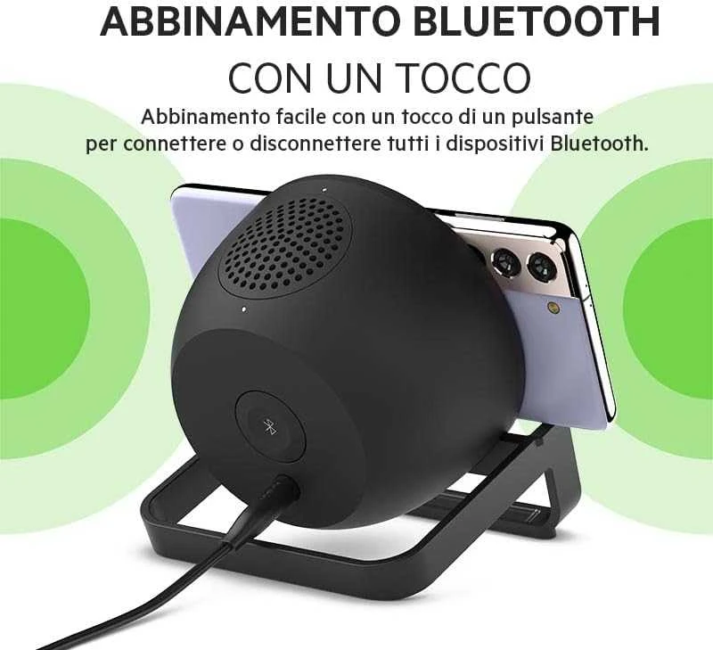 Belkin belaidžio įkrovimo stovas + garsiakalbis BOOST CHARGE Juodas