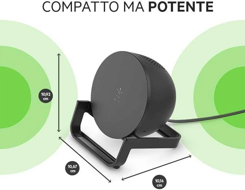 Belkin belaidžio įkrovimo stovas + garsiakalbis BOOST CHARGE Juodas