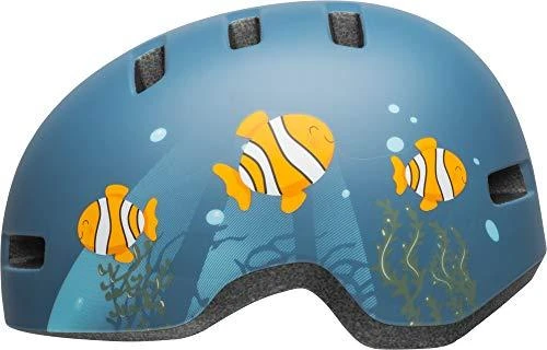 Bell Vaikiškas šalmas Lil Hopper klounas, matinė pilka mėlyna S (48-55 cm) (BEL-7104366)