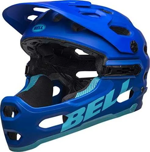 Bell Kask uždaros padangos Super 3R Mips, matinės mėlynos, L (BEL-7101)