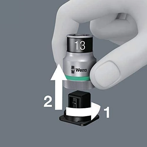 WERA diržas A 3 TORX HF Zyklop antgalių rinkinys TORX 1/4