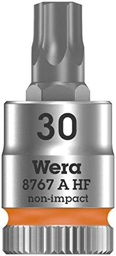 WERA diržas A 3 TORX HF Zyklop antgalių rinkinys TORX 1/4
