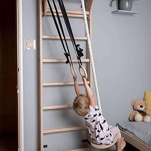 Benchk gimnastikos sienelė su medine kartine ir priedais