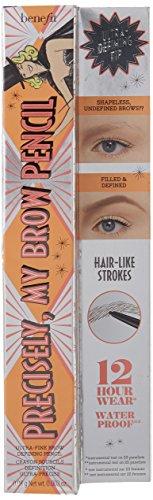 Benefit Precisely My Brow Pieštukas Ultra-Fine antakių pieštukas, atspalvis: 4 Warm Deep Brown, 0.08 g