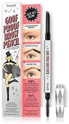 Benefit Goof Proof Brow Shaping Pieštukas antakių pieštukas, atspalvis: 01 Cool Light Skirtas šviesiems plaukams, 0.34 g