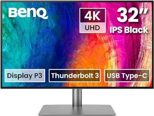 Monitorius BENQ PD3225U 32inch UHD IPS 60Hz 5ms Thunderbolt 3 USB-C 90W DP HDMI