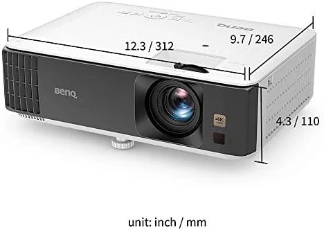 BenQ TK700 Žaidimų projektorius su tikrąja 4K skiriamąja geba, HDR technologija ir 16 ms įvesties delsa atskleidžia tamsias scenas