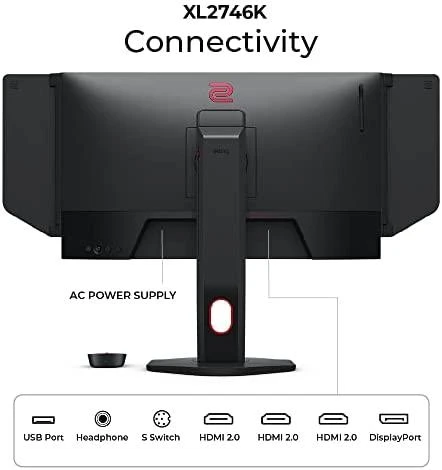 Monitorius BENQ ZOWIE XL2746K 27" FHD TN HDMI/DP/USB 240HZ DYAC