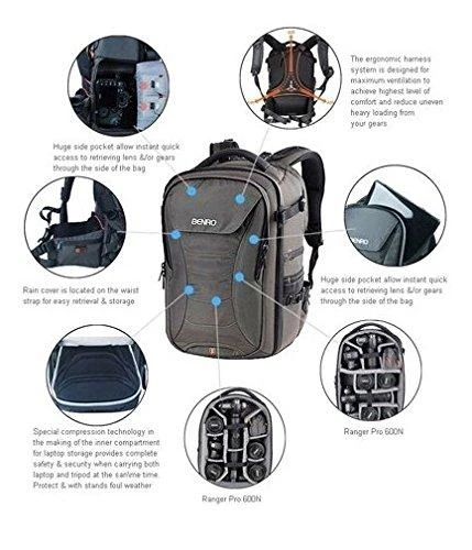 Benro plecak Ranger 600N juoda