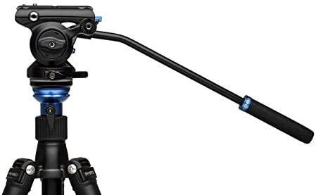 Vaizdo galva - Benro S4PRO Fluid Head 4kg talpa greito atleidimo plokštė