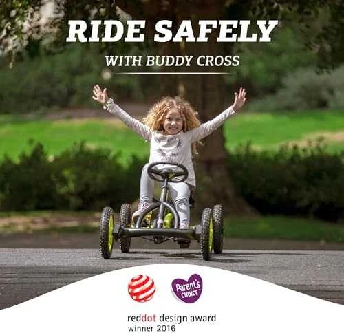 Mašinėlė vaikams 3-8m. Berg Buddy Cross (iki 50kg/130cm)