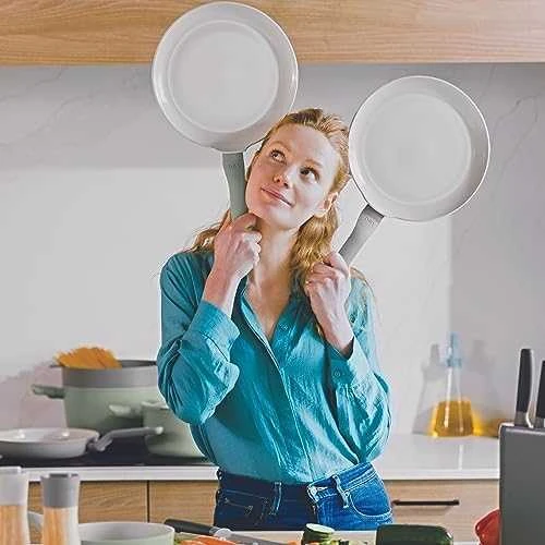 BergHOFF 25 cm omletinė - Balance Moonmist lengva neprideganti keptuvė puriems omletams