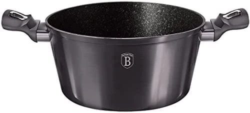 Puodas su dangčiu BERLINGER HAUS CARBON PRO, Ø24 cm, 6,1 l