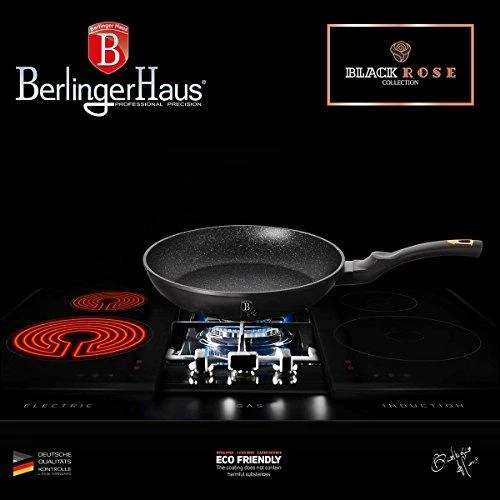 Berlinger Haus Juodas Rose 24cm keptuvė