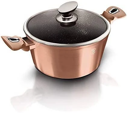BH-1516N - Granito puodas 28 cm Berlinger Haus Rose Gold kolekcija