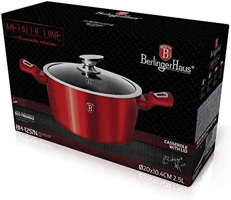 BH-1516N - Granito puodas 28 cm Berlinger Haus Rose Gold kolekcija
