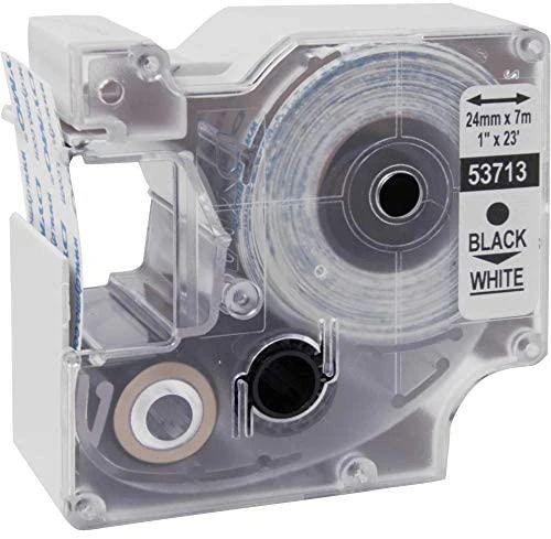 Juostelė DYMO D1 24mm x 7m, juoda ant balto / S0720930 53713