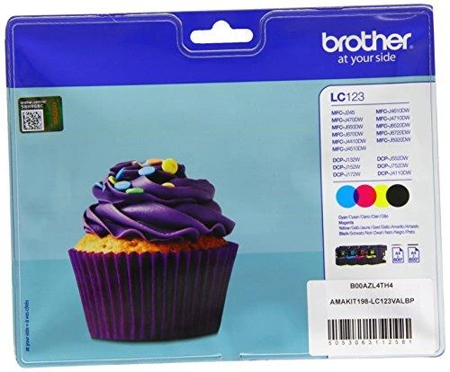 Rašalo kasetė Brother LC123VALBP CMYK | MFC-J4510DW