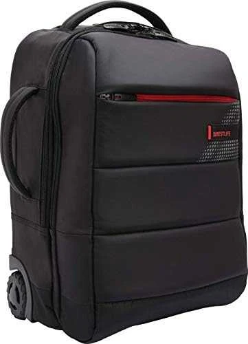 Troley na notebook 15,6", CPLUS, juoda su poliester, Bestlife