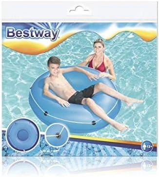 Pripučiamasis ratas BESTWAY 36120, Ø119 cm, mėl./oranž.