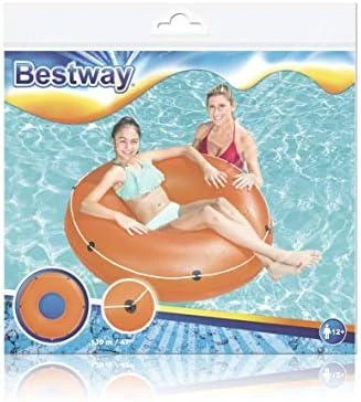 Pripučiamasis ratas BESTWAY 36120, Ø119 cm, mėl./oranž.