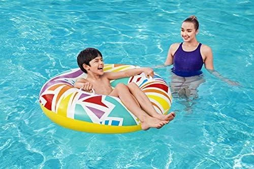 Bestway Pripučiamas plaukimo žiedas GEOMETRIC 107 cm 12+ 36228