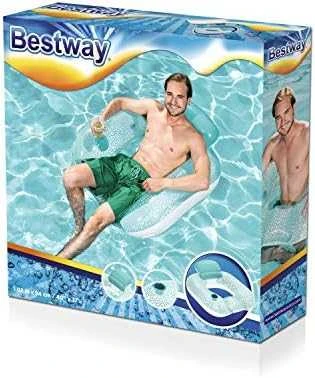 Bestway plaukimo sėdynė su atlošu 102x94 43097