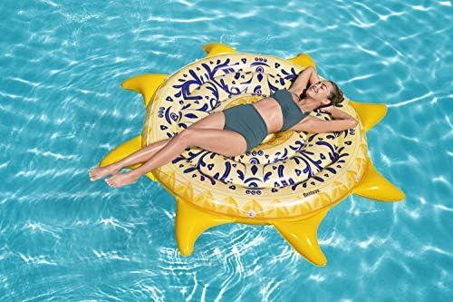 Pripučiamas žaislas BESTWAY Sunny Sicily Island, 226 x 226 cm
