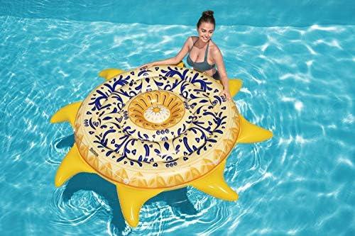 Pripučiamas žaislas BESTWAY Sunny Sicily Island, 226 x 226 cm