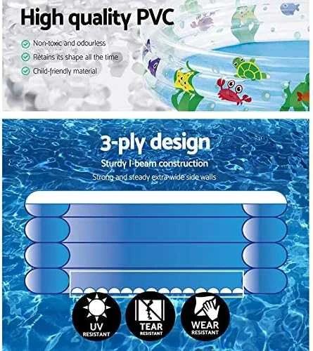 BESTWAY baseinas trijų žiedų (skersmuo 152cm), 51004B