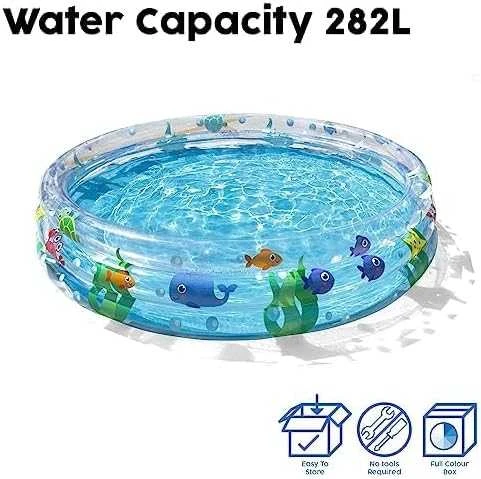 BESTWAY baseinas trijų žiedų (skersmuo 152cm), 51004B