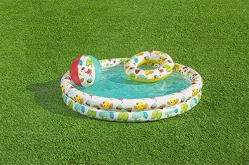 BESTWAY pripučiamas baseino rinkinys vaikams Play Pool , 1.22m x 0.20m, 51124