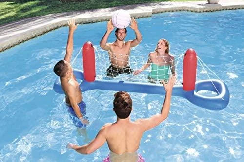 BESTWAY pripučiamas tinklinio rinkinys 2.44m x 64cm, 52133