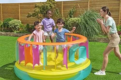 Pripučiamas batutas Bestway BounceJam, 180 x 86 cm