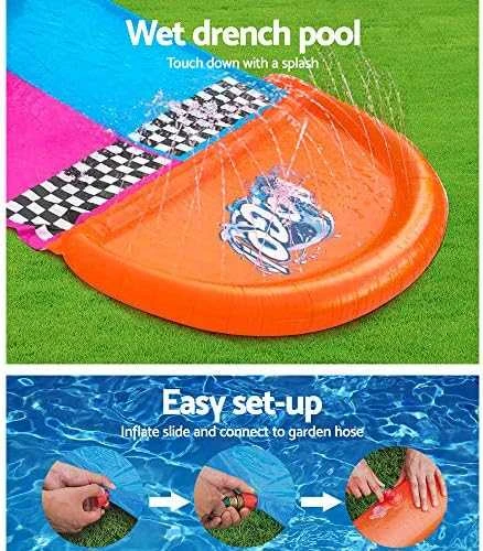 BESTWAY lenktynių čiuožykla Llama Rama Double 4.88m, 52320