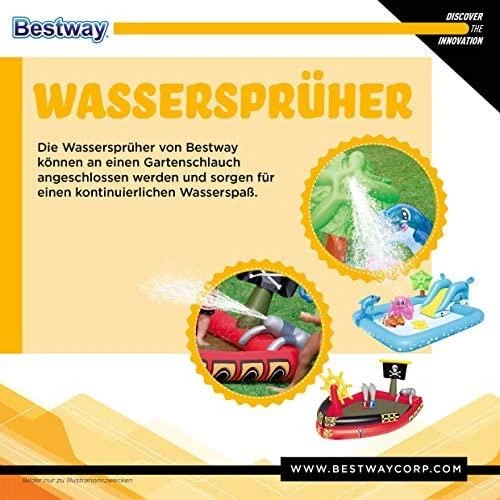 Bestway pripučiama žaidimų aikštelė - baseinas Ugnikalnis 265x265x104 cm (53069)