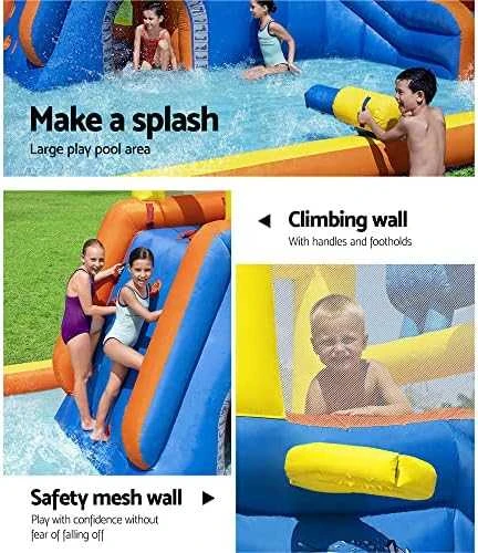 Bestway didžiulė VANDENS ŽAIDIMŲ AIKŠTELĖ 551x502x265cm čiuožykla 53377