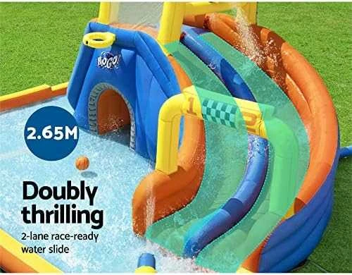 Bestway didžiulė VANDENS ŽAIDIMŲ AIKŠTELĖ 551x502x265cm čiuožykla 53377