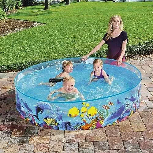 Ramstinis baseinas Bestway Fill N Fun Odyssey 55030, 183x38 cm, mėlynas