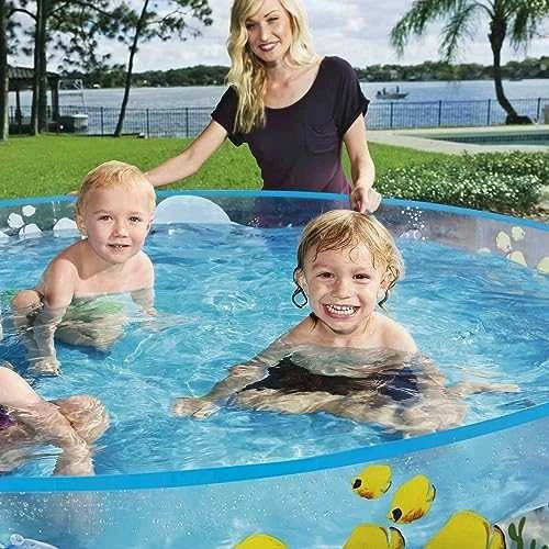 Ramstinis baseinas Bestway Fill N Fun Odyssey 55030, 183x38 cm, mėlynas