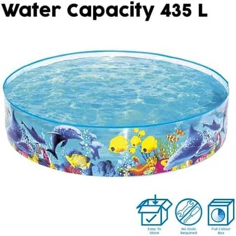 Ramstinis baseinas Bestway Fill N Fun Odyssey 55030, 183x38 cm, mėlynas