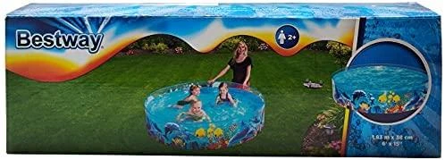 Ramstinis baseinas Bestway Fill N Fun Odyssey 55030, 183x38 cm, mėlynas