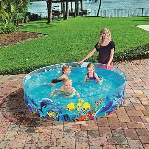 Ramstinis baseinas Bestway Fill N Fun Odyssey 55030, 183x38 cm, mėlynas