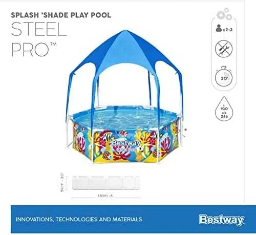 Rėminis baseinas 183x51 "Splash-In-Shade BESTWAY